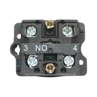 Buton indicator LED albastru cu rezistenta integrata 1NO, 220V, LAY5 Breckner Germany - imagine 3