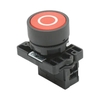 Buton comanda STOP rosu cu revenire 1NC, 400V/10A, LAY5 Breckner Germany - imagine 3