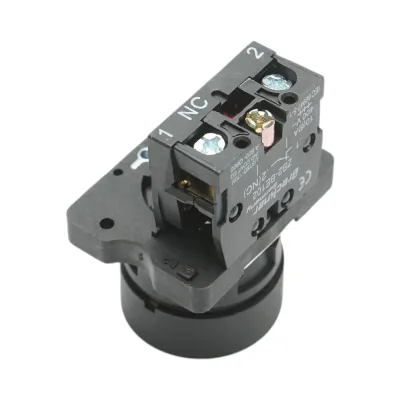 Buton comanda STOP rosu cu revenire 1NC, 400V/10A, LAY5 Breckner Germany - imagine 4
