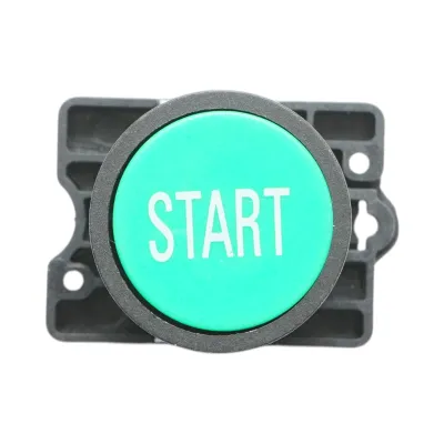 Buton comanda verde START cu revenire 1NO, 400V/10A, LAY5 Breckner Germany - imagine 2