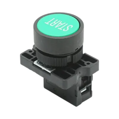 Buton comanda verde START cu revenire 1NO, 400V/10A, LAY5 Breckner Germany - imagine 3