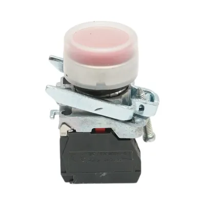 Buton comanda rosu cu capac protectie IP65 1NC, 40mm TB4-BP42 Breckner Germany