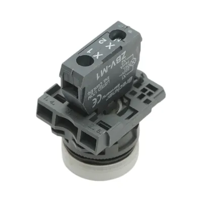 Indicator semnalizare LED alb 220V, 14mA, TB5 Breckner Germany - imagine 3