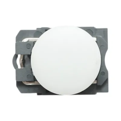 Indicator semnalizare LED alb 220V, 14mA, TB5 Breckner Germany - imagine 2