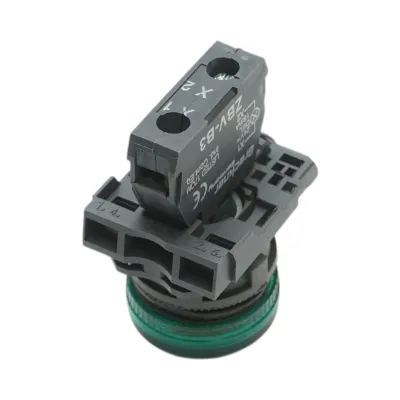 Indicator semnalizare LED alb 24V, 18mA, TB5 Breckner Germany - imagine 3