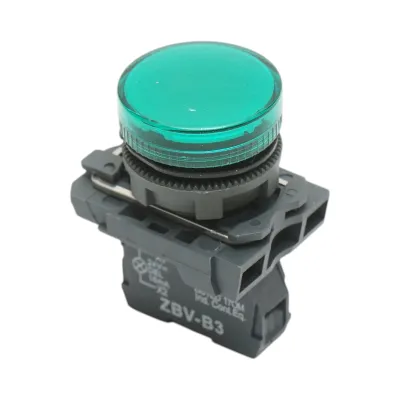 Indicator semnalizare LED alb 24V, 18mA, TB5 Breckner Germany - imagine 4