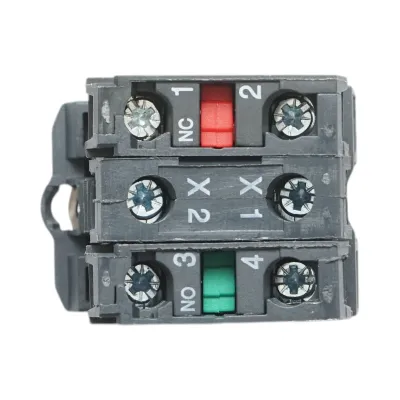 Buton comanda cu revenire si semnalizare LED verde 1NO+1NC, 220V/10A, TB5 Breckner Germany - imagine 5