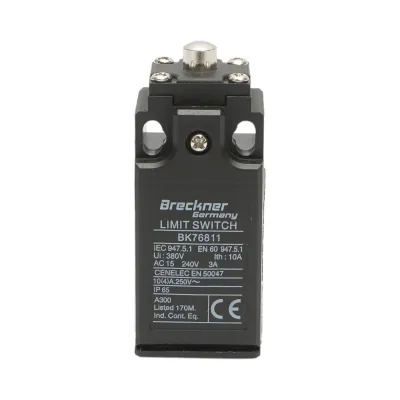 Intrerupator limita cu actuator tip piston 250V/380V, 10A IP65 Breckner Germany