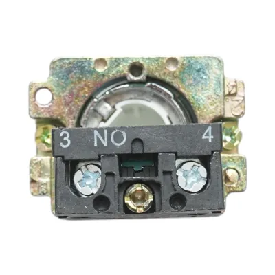 Buton comanda negru cu revenire si marcaj 1NO, 400V/10A, LAY5 Breckner Germany - imagine 5