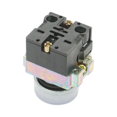 Buton indicator LED alb 220V LAY5 Breckner Germany - imagine 4