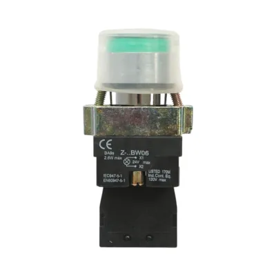 Lampa semnalizare cu alimentare directa verde si protectie 1NO, 24V, IP65, LAY5 Breckner Germany - imagine 2