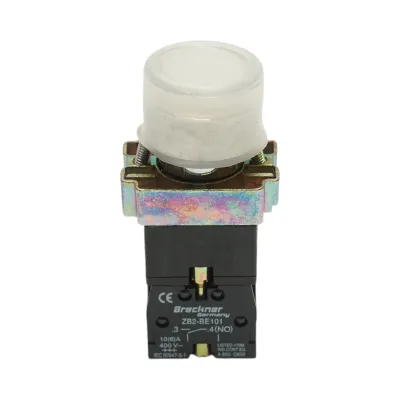 Lampa semnalizare alba cu alimentare directa si protectie 1NO, 220V, IP65, LAY5 Breckner Germany