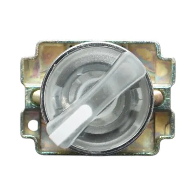 Selector 2 pozitii cu retinere si indicator semnalizare LED alb 1NO+1NC, 24V, LAY5 Breckner Germany - imagine 2