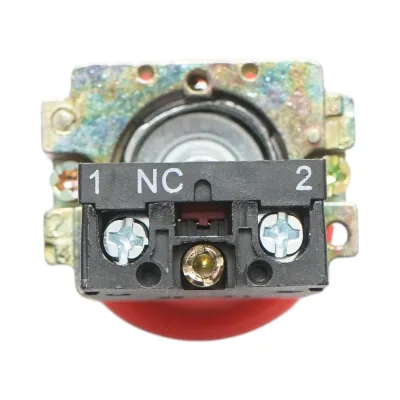 Buton comanda oprire de urgenta rosu cu deblocare prin rasucire 40mm, 1NC, 400V/10A, LAY5 Breckner Germany - imagine 5
