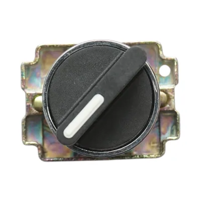 Selector 2 pozitii cu retinere negru 1NO, 400V/10A BD21 Breckner Germany - imagine 2