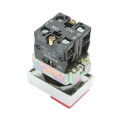 Buton comanda dublu convex 1NO+1NC, 400V/10A, LAY5 IP40 Breckner Germany - imagine 3