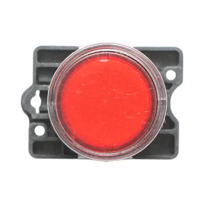 Buton indicator LED rosu cu rezistenta integrata 1NC, 24V LAY5 Breckner Germany - imagine 2