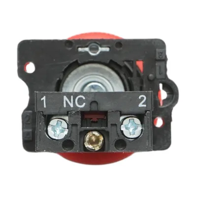 Buton comanda oprire de urgenta rosu cu deblocare prin rasucire 40mm, 1NC, 400V/10A LAY5 Breckner Germany - imagine 5