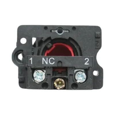 Buton comanda convex STOP rosu cu revenire 1NC, 400V/10A LAY5 Breckner Germany - imagine 5