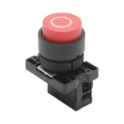 Buton comanda convex STOP rosu cu revenire 1NC, 400V/10A LAY5 Breckner Germany - imagine 3