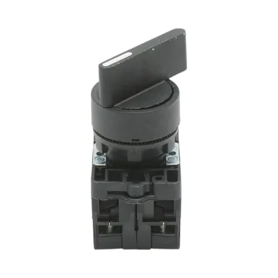 Selector 2 pozitii negru cu retinere 1NO, 400V/10A, LAY5-EJ25 Breckner Germany - imagine 2