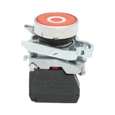 Buton comanda STOP rosu cu revenire 1NC, 10A, TB4 Breckner Germany