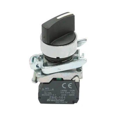 Selector 2 pozitii cu retinere 1NO, TB4-BD21 Breckner Germany