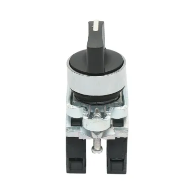 Selector 3 pozitii cu retinere negru 2NO, 24V/10A, TB4-BD33 Breckner Germany - imagine 2