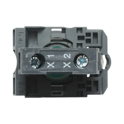 Indicator semnalizare LED verde 220V, 14mA, TB5 Breckner Germany - imagine 5