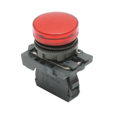 Indicator semnalizare LED rosu 230V, 14mA, TB5 Breckner Germany - imagine 3