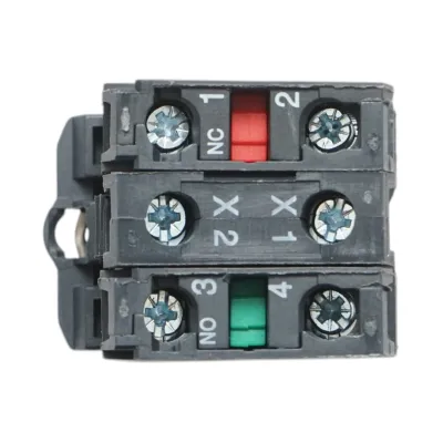 Buton comanda cu revenire si semnalizare LED rosu 1NO+1NC, 24V/10A TB5 Breckner Germany - imagine 5