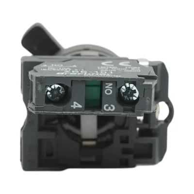 Selector 2 pozitii cu revenire negru 1NO, 240V/10A, TB5-AJ41 Breckner Germany - imagine 4