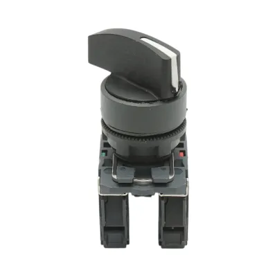 Selector 2 pozitii cu retinere negru 1NO+1NC, 240V/10A, TB5-AJ25 Breckner Germany - imagine 2