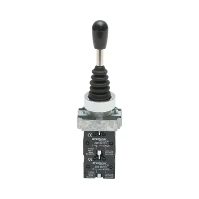 Comutator joystick 4 pozitii cu revenire 4NO, 400V/10A Breckner Germany