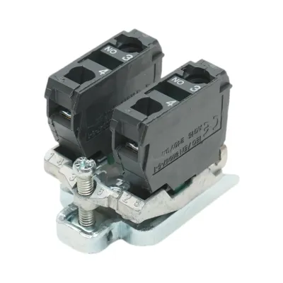Element bloc contact auxiliar metalic 2NO 240V/10A TB4 Breckner Germany - imagine 2