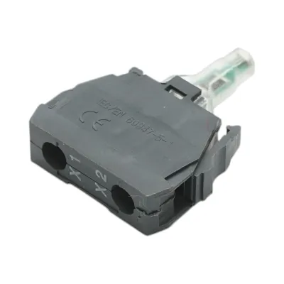 Element bloc contact auxiliar LED 220V/14mA Breckner Germany - imagine 4