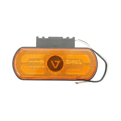 Lampa gabarit laterala LED 12-24V galbena cu suport 133x53x25mm Breckner Germany