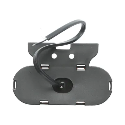 Lampa gabarit laterala ovala LED 12-24V galbena cu suport 121x47x19mm Breckner Germany - imagine 3