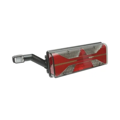 Lampa stop spate stanga LED remorca 24V, 7 pini ASS2.1+4x2 cu lampi de gabarit, iluminare numar 400x153x88mm - imagine 3