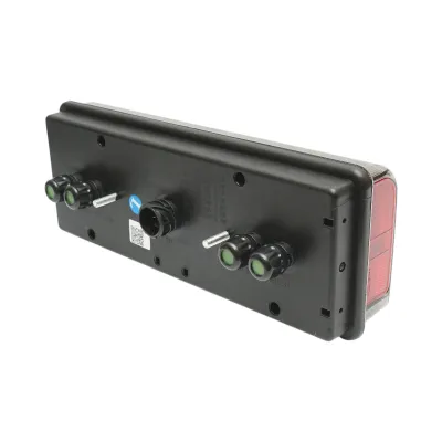 Lampa stop spate stanga LED camion 24V, 7 pini ASS2.1+4x2 cu iluminare numar 400x153x88mm - imagine 5