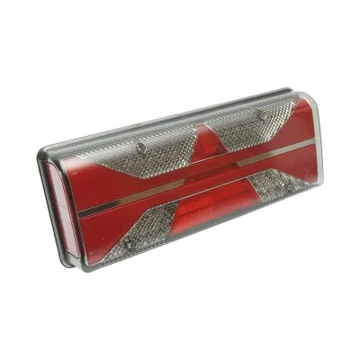 Lampa stop spate stanga LED camion 24V, 7 pini ASS2.1+4x2 cu iluminare numar 400x153x88mm - imagine 3