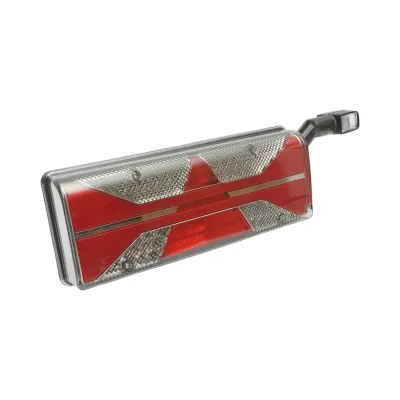 Lampa stop spate dreapta LED remorca 24V, 7 pini ASS2.1+4x2 cu lampi de gabarit, iluminare numar, alarma mers inapoi 400x153x88mm - imagine 3