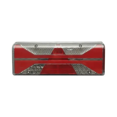 Lampa stop spate dreapta LED camion 24V, 7 pini ASS2.1+4x2 cu iluminare numar, alarma mers inapoi 400x153x88m