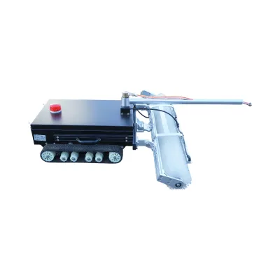 Robot curatare panouri solare fotovoltaice 24V, 380W cu telecomanda, baterie Li-ion 2x26Ah, latime perie 1100mm - imagine 5