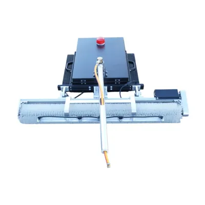 Robot curatare panouri solare fotovoltaice 24V, 380W cu telecomanda, baterie Li-ion 2x26Ah, latime perie 1100mm - imagine 4