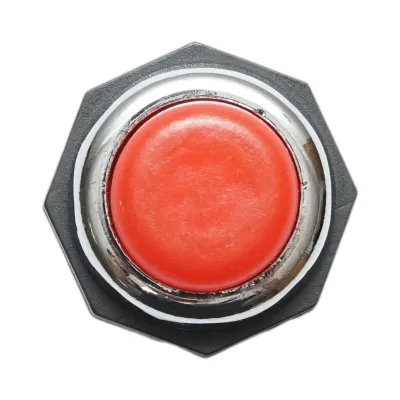 Buton pornire 12V/10A–24V/5A rosu cu 2 pini universal - imagine 2