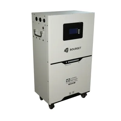 Baterie LiFePO4 10.496kWh, 51.2V, 205Ah cu BMS, Wi-Fi, Bluetooth, deep cycle, display LCD Bourget - imagine 2