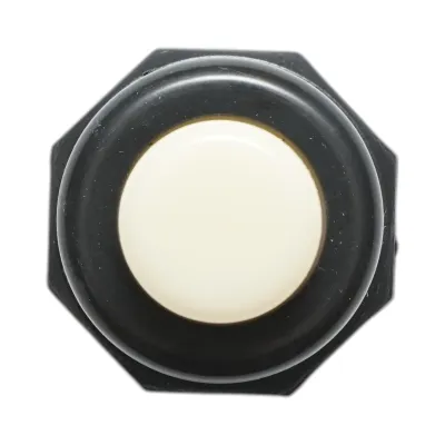 Buton pornire 12V/10A–24V/5A alb cu 2 pini universal - imagine 3