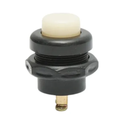 Buton pornire 12V/10A–24V/5A alb cu 2 pini universal - imagine 2