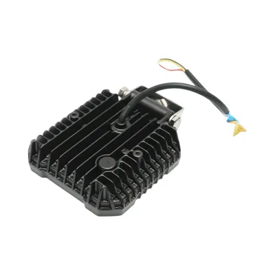 Proiector patrat LED cu DRL 9-36V, 20W alb-galben, carcasa aluminiu 103x105x33mm IP68 Breckner Germany - imagine 5
